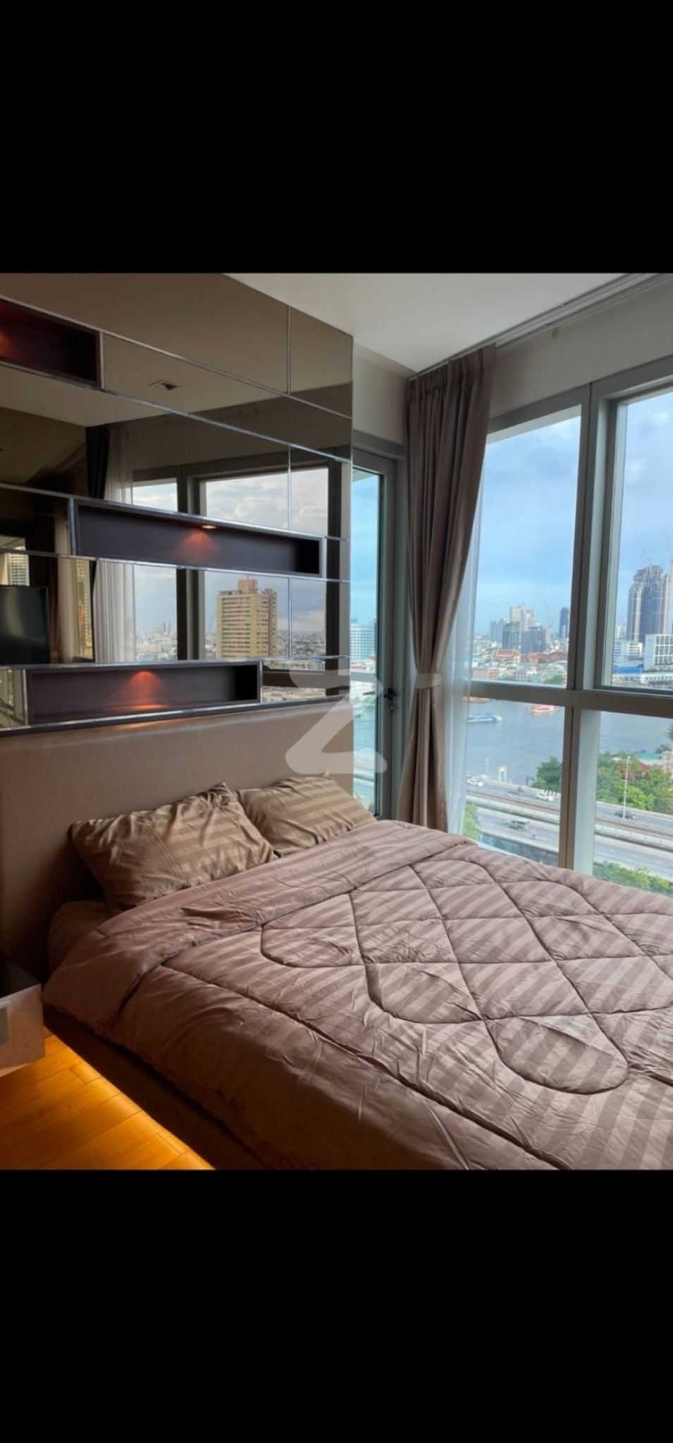 ปล่อยเช่า โครงการ The River ชั้น 17 2 ห้องนอน 2 ห้องน้ำ ขนาด 75.3 ตารางเมตร  : เจ้าของให้เช่าเอง