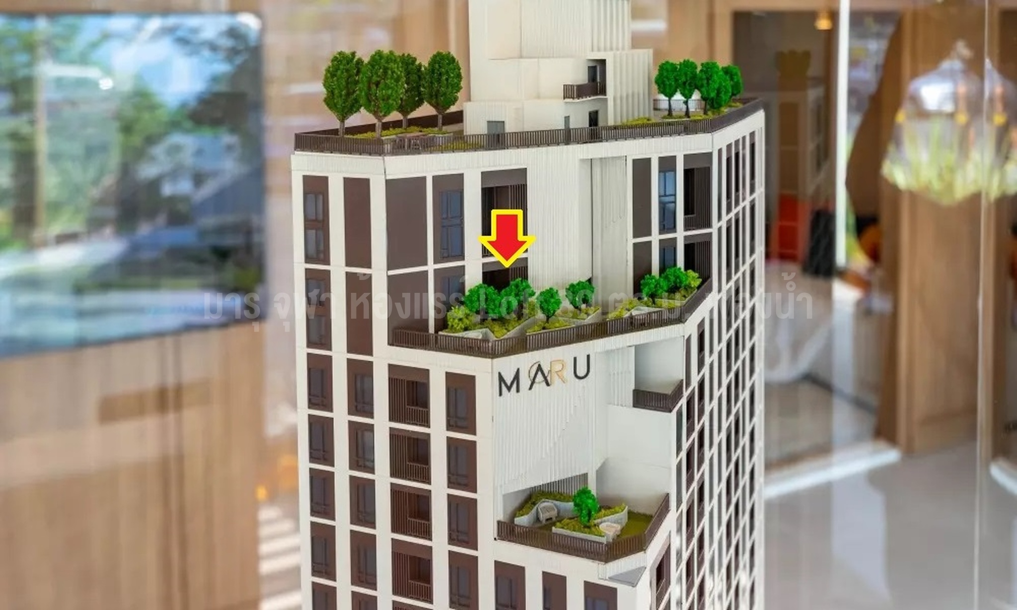 ขายดาวน์ ด่วน!! MARU Chula คอนโดเลี้ยงสัตว์ได้แห่งเดียวใกล้จุฬาฯ ห้อง Loft ชั้น 26 ติดสวนส่วนกลาง วิวแม่น้ำชมพลุเต็มๆตา ห้องแรร์ มีแค่ 2 ห้องในโครงการ : เจ้าของขายดาวน์เอง