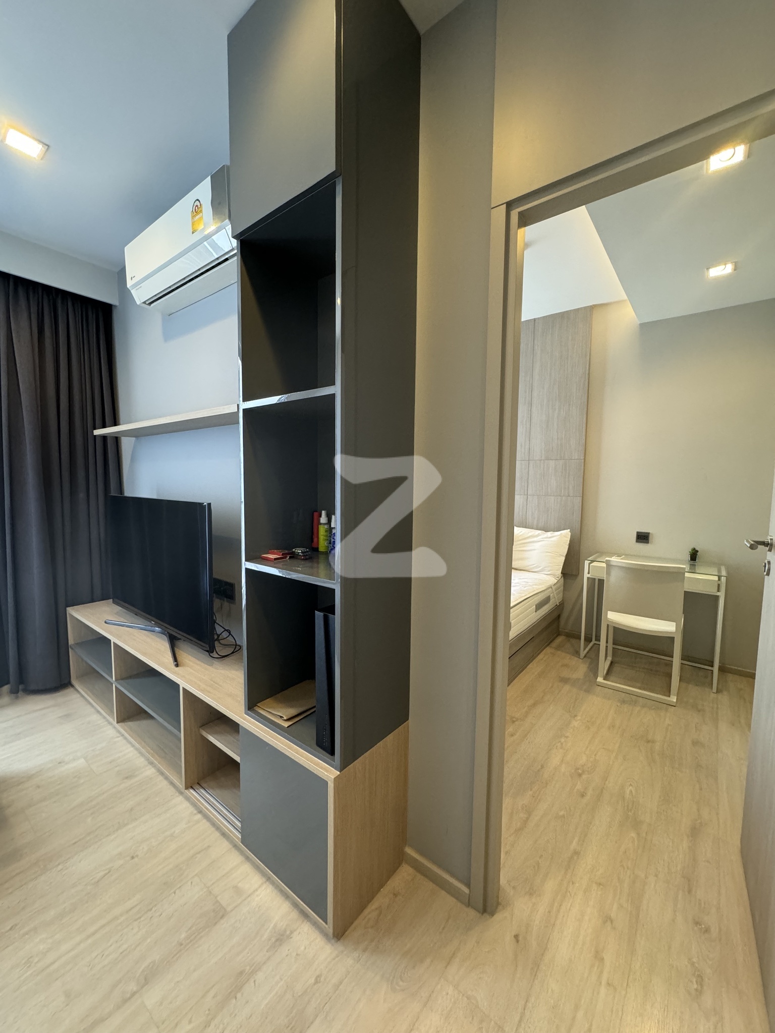 (M Thonglor) RENT THB 25000/month Pet Friendly + Ready to Move-in! พร้อมเข้าอยู่! 1 BR 33.24 Sq.m. Fl. 1x (ไม่รับ Co-Agent) : โดยนายหน้า/ตัวแทน (งด Co-brokerage)