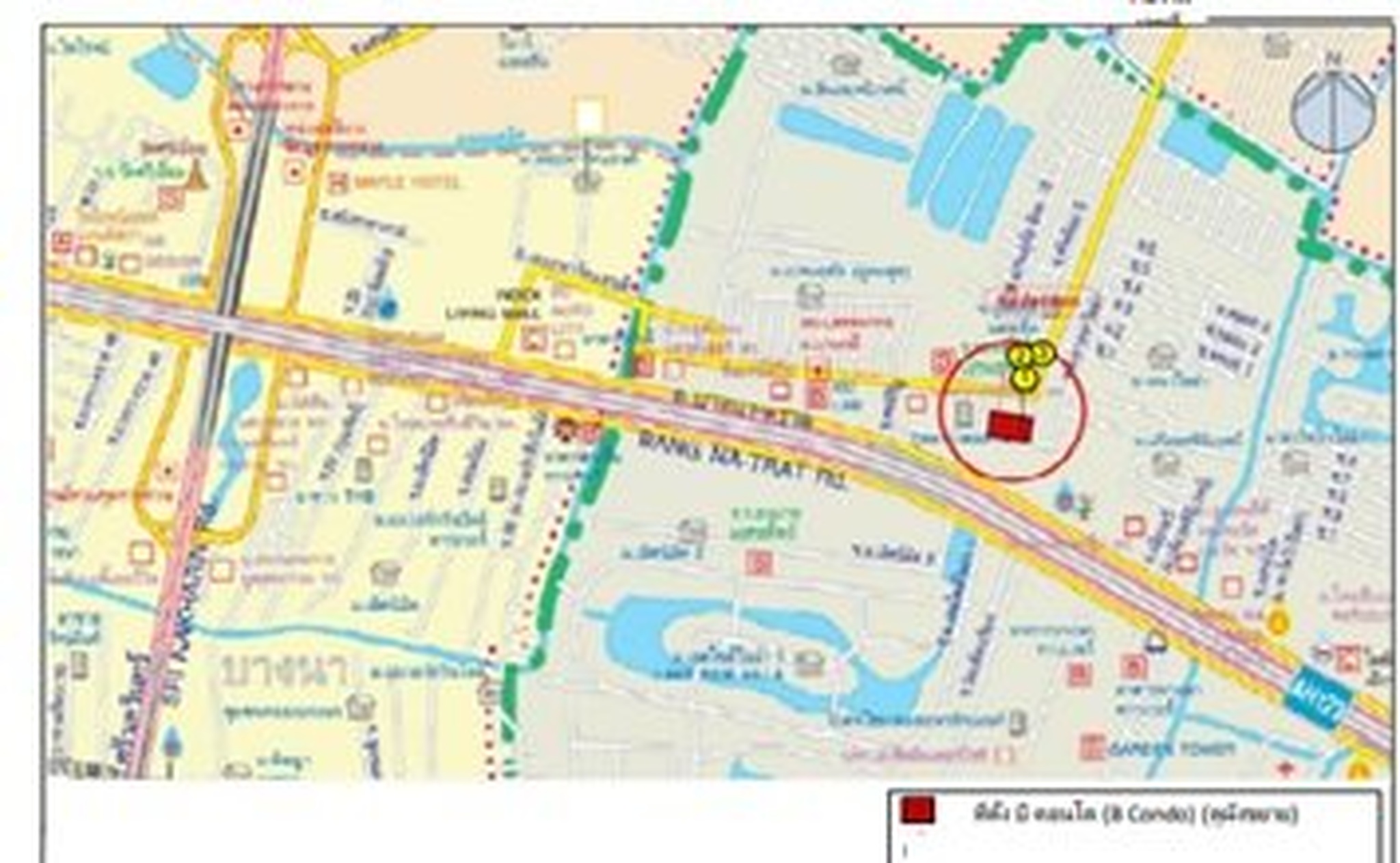 ทรัพย์สถาบันโดย SCB คอนโด บี คอนโด บางนา (B Condo Bangna)