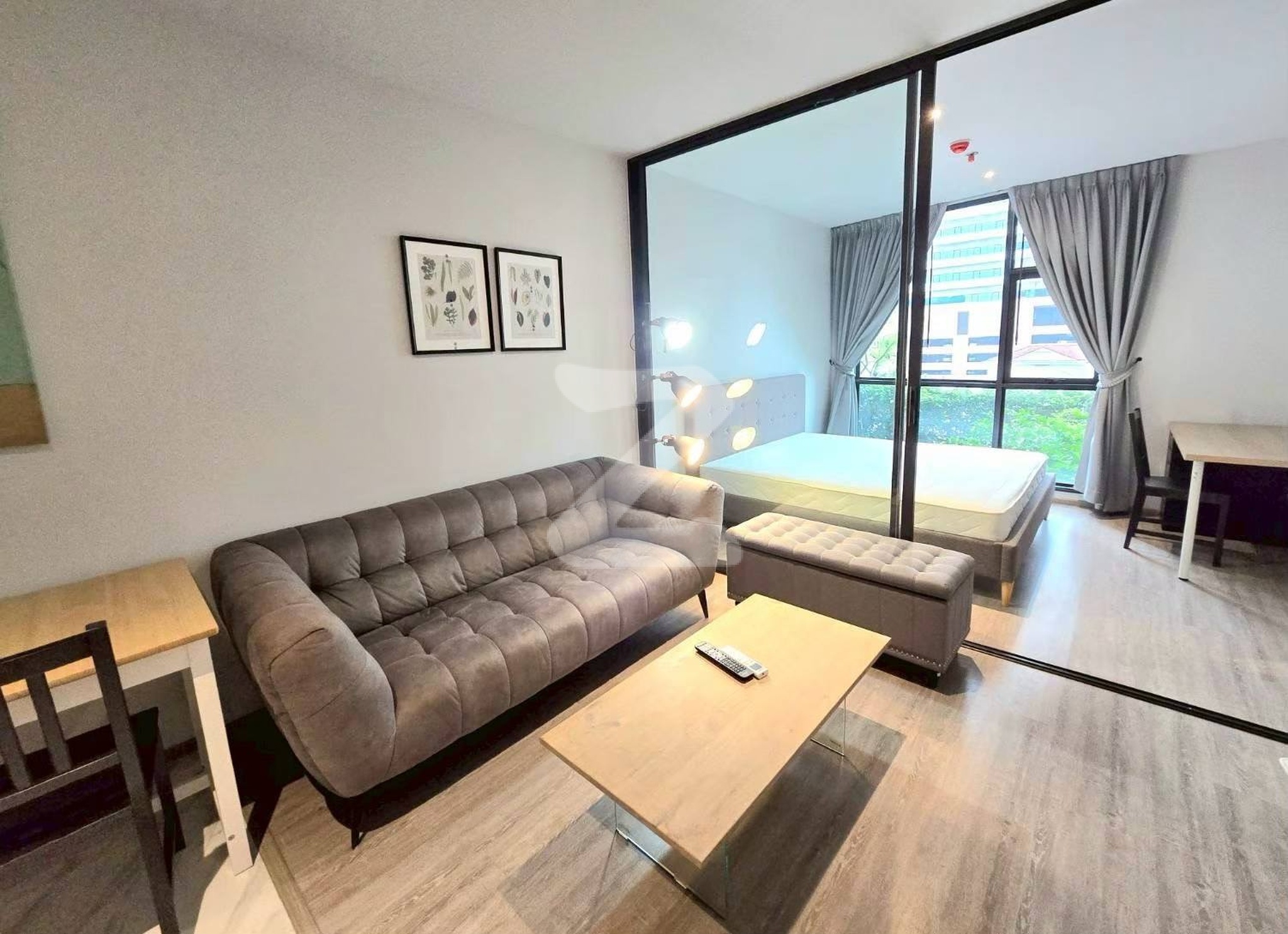 Rhythm Ekkamai ห้อง 1 Bed วิว Pocket Garden ไม่ร้อน ลมเย็นสบาย • 35 ตรม. 1 ห้องนอน 1 ห้องน้ำ อยู่ชั้น 8 • ห้องตกแต่งใหม่ เฟอร์นิเจอร์อิเกีย   : เจ้าของให้เช่าเอง (งดรับนายหน้า)