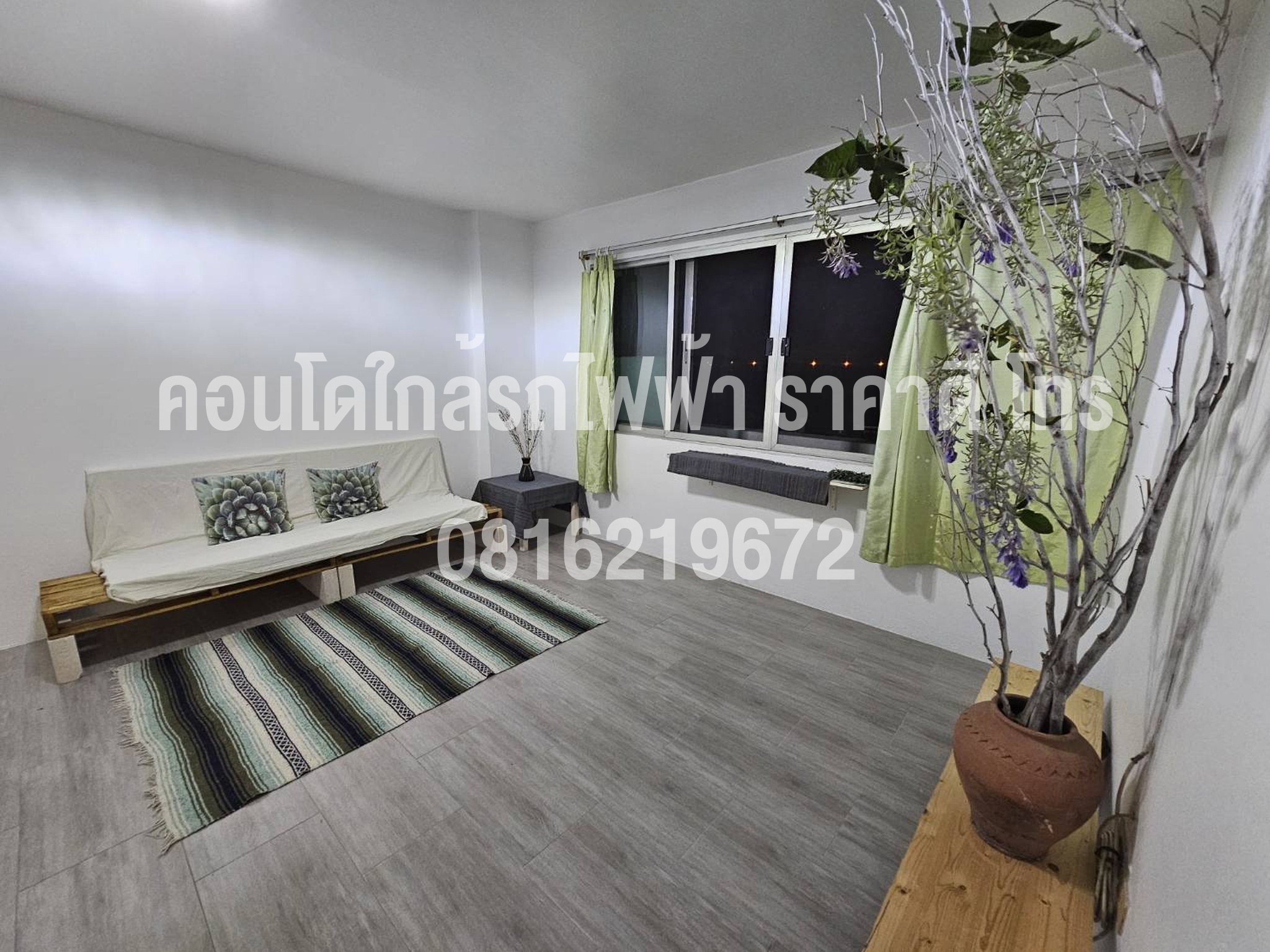 Living room ห้องนั่งเล่น ห้องทานข้าว วิว ไม่บล๊อค