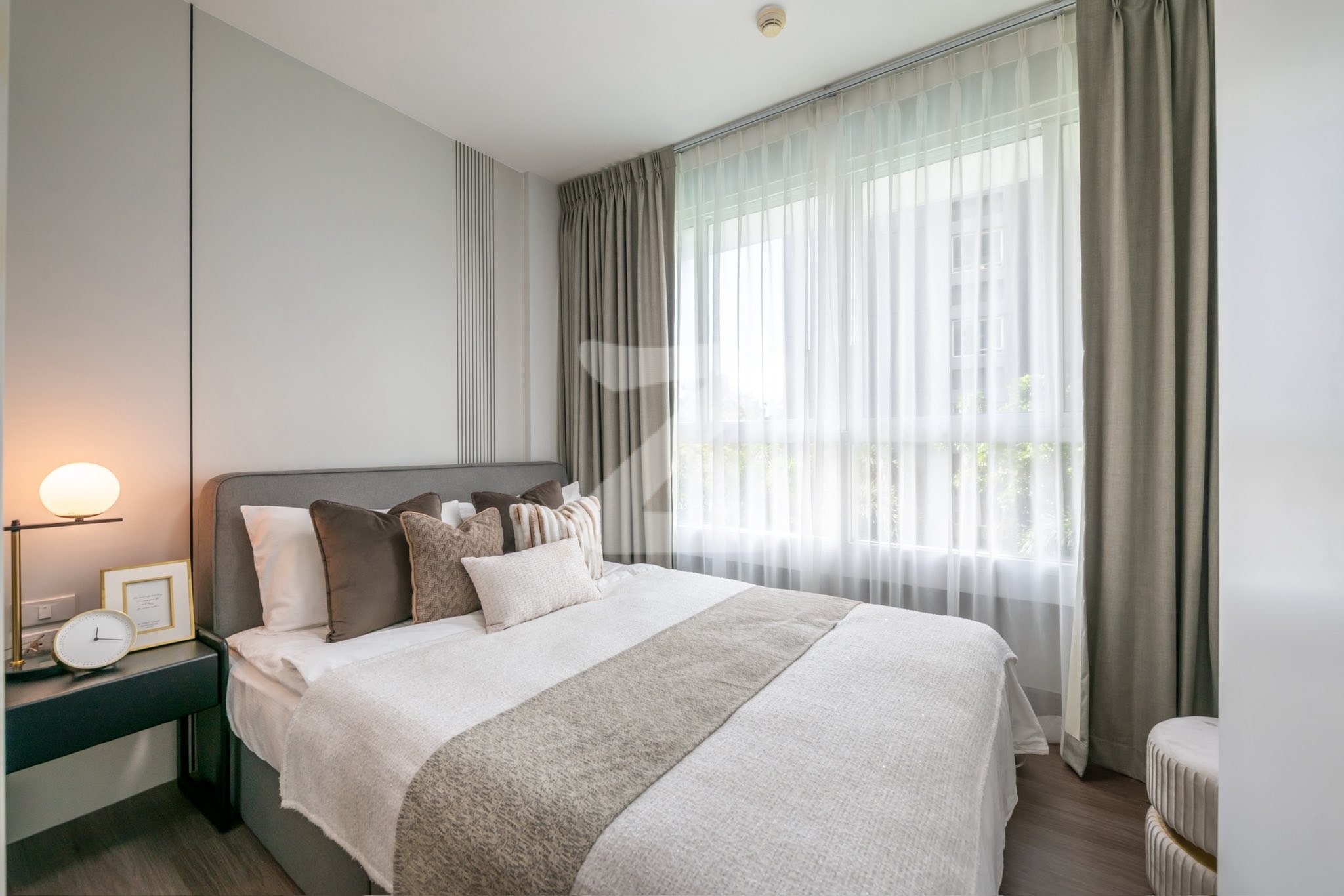 ให้เช่า คอนโด I-BIZA Residence (พระราม 9 - เพชรบุรี) ห้องปรับปรุงใหม่ สไตล์ทันสมัย ห้องริม ครัวปิด ทิศเหนือ ห้องไม่ร้อนตลอดวัน : เจ้าของให้เช่าเอง (งดรับนายหน้า)