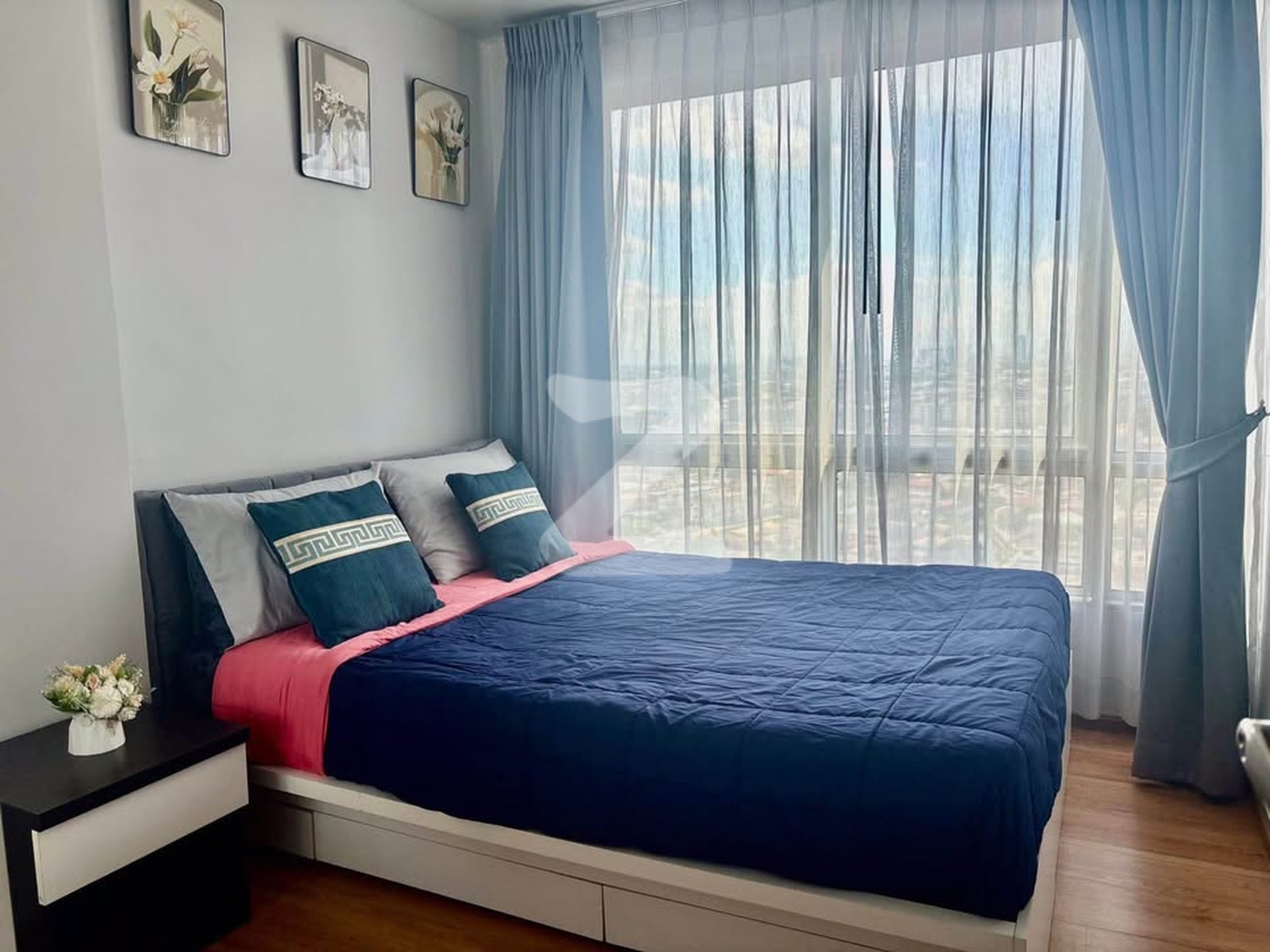 Owner post /Rent / Sale 🏢 1 Bedroom Condo at The Base Sukhumvit 77   30 sqm  🏢 22nd Floor A ,1 Parking space,Shouth with unblock view and beautiful  : เจ้าของขายเอง (งดรับนายหน้า)