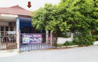 ทรัพย์ธนาคารโดย อาคารสงเคราะห์ บ้านแฝด ซอยม.พรจิรา ถนนเลียบคลองเจ็ด