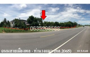 ขายบ้านเดี่ยว ถนนสายเมืองพล-ท่านางแมว (ทล.2065)