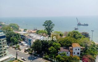 ขายคอนโด Sands พระตำหนัก ซอย 5 ติดหาดยินยอม  1 ห้องนอน เฟอร์ครบ วิวทะเล Sands Condo for Sale - Sea View : เจ้าของขายเอง 