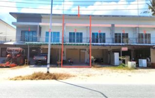ทรัพย์ธนาคารโดย KASIKORNBANK ทาวน์เฮาส์ ถนนสายบ้านห้วยไผ่ - บ้านน้ำดำ (ทล.4251)