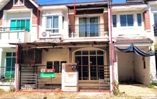 ทรัพย์ธนาคารโดย KASIKORNBANK ทาวน์เฮาส์ ซอยภายในโครงการ ถนนฉะเชิงเทรา-กบินทร์ (ทล.304)