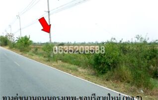 ขายที่ดิน ถนนทางคู่ขนานถนนกรุงเทพ-ชลบุรีสายใหม่(ทล.7)