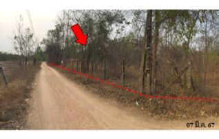 ทรัพย์สถาบันโดย บริษัท บริหารสินทรัพย์สุขุมวิท จำกัด ที่ดิน ซอยบ้านนางสุนีย์ - บ้านนายประพนธ์ ถนนตาก-วังเจ้า (ทล.104)