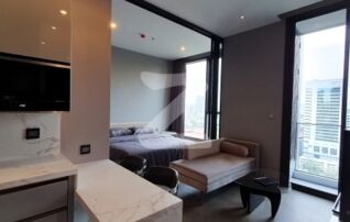 ให้เช่าคอนโดทำเลทอง The ESSE@Singha Asoke ห้อง STUDIO ติด MRT ASOKE & Airport Link : เจ้าของให้เช่าเอง
