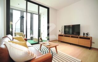 Super Luxury Class - ห้องใหม่ (Full furnised) ชั้น 22 ห้องวิวสวย ไม่บล้อค เห็นวิวโค้งน้ำบางกะเจ้า 1 BR พร้อม double balcony เหมือนมีสวนส่วนตัวในห้อง : เจ้าของให้เช่าเอง (งดรับนายหน้า)