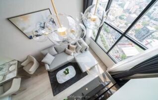 ให้เช่า condo knights bridge prime สาทร ห้อง duplex ชั้น30 1 ห้องนอน 1 ห้องน้ำ ห้องมุม ตกแต่งพร้อมอยู่ เครื่องใช้ไฟฟ้าครบ (owner post) ***วิวสาทร นราธ : เจ้าของให้เช่าเอง (งดรับนายหน้า)