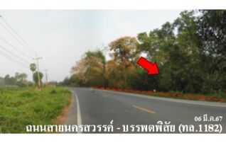 ทรัพย์สถาบันโดย บริษัท บริหารสินทรัพย์สุขุมวิท จำกัด ที่ดิน ถนนนครสวรรค์-บรรพตพิสัย (ทล.1182)