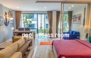 ห้องpool access สระติดหลังห้อง