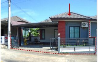 ทรัพย์สถาบันโดย GHB บ้านแฝด ซอยชากอ้อย-หลังปั๊ม ถนนทล.3245