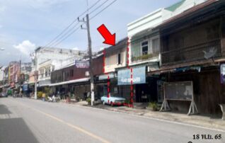 ทรัพย์ธนาคารโดย บริษัท บริหารสินทรัพย์สุขุมวิท จำกัด ตึกแถว-อาคารพาณิชย์ ถนนเทศบาล