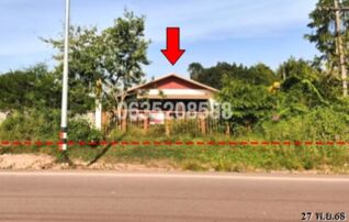 ขายบ้านเดี่ยว ถนนสายบ้านหนองบึงมอ-บ้านสร้างไพร (อด.3001)