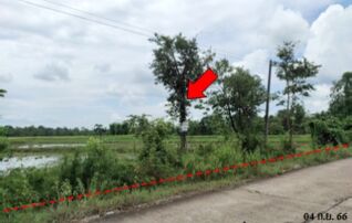 ทรัพย์สถาบันโดย บริษัท บริหารสินทรัพย์สุขุมวิท จำกัด ที่ดิน ถนนสายบ้านสี่แยก-บ้านนายอ