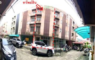ทรัพย์ธนาคารโดย KASIKORNBANK ตึกแถว-อาคารพาณิชย์ ซอยภายในโครงการ ถนนเลียบคลองบางวัด