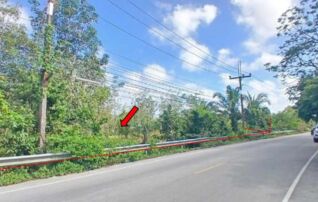 ทรัพย์ธนาคารโดย KASIKORNBANK ที่ดิน ถนนสายบ้านค่าย - บ้านกำแพง - บ้านศาลาใหม่ (นธ.4005)