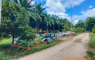 ทรัพย์ธนาคารโดย KASIKORNBANK ที่ดิน ซอยกม.2 ถนนสายอ่าวลึก - ปลายพระยา (ทล.4035)