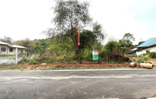ทรัพย์ธนาคารโดย KASIKORNBANK ที่ดิน ถนนสายบ้านศรีวิไล - บ้านนาแสง (นค.2005)