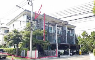 ทรัพย์ธนาคารโดย SCB ทาวน์เฮาส์ติด MRT สามแยกบางใหญ่  บางบัวทอง นนทบุรี