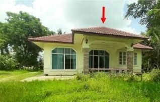 ทรัพย์สถาบันโดย GHB บ้านเดี่ยว ซอยภายในหมู่บ้านนิคม ถนนอรุณประเสริฐ(ทล.202)