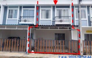 ทรัพย์สถาบันโดย GHB ทาวน์เฮาส์ ซอยถ.สายบ้านค้อ-บ้านหมา ถนนสมเด็จ (อบ.4005)