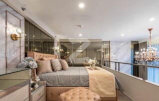 ขายคอนโด ไนท์บริดจ์ ไพร์ม สาทร ห้องDuplex สวยหรูหราสไตล์ Luxury ตกแต่งพร้อมอยู่ กลางใจเมือง : เจ้าของขายเอง (งดรับนายหน้า)