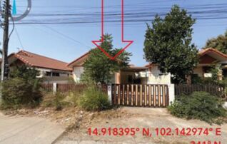 ทรัพย์สถาบันโดย GHB บ้านเดี่ยว ซอยข้างวัดหนองตะลุมปุ๊ก ถนนราชสีมา-โชคชัย(ทล.22