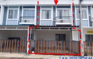 ทรัพย์สถาบันโดย GHB ทาวน์เฮาส์ ซอยถ.สายบ้านค้อ-บ้านหมา ถนนสมเด็จ (อบ.4005)