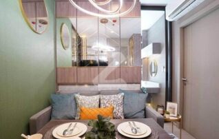 ให้เช่าคอนโดใหม่ ไลฟ์ อโศก พระราม 9 Brand new fully furnished Life Asoke Rama9 condo for rent. อาคาร A ชั้น 23 (ทิศตะวันตก)  วิวสวน ขนาดประมาณ 35 ตารา : เจ้าของให้เช่าเอง (งดรับนายหน้า)