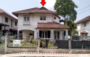 ทรัพย์สถาบันโดย บริษัท บริหารสินทรัพย์สุขุมวิท จำกัด บ้านเดี่ยว ทิพย์นครสวนธน