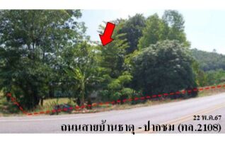 ทรัพย์สถาบันโดย บริษัท บริหารสินทรัพย์สุขุมวิท จำกัด บ้านเดี่ยว ถนนสายบ้านธาตุ-ปากร่วม (ทล.2108)