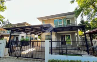 บ้านเดี่ยวโครงการชัยพฤกษ์ รามอินทรา-พระยาสุเรนท์ (โครงการ Land & House) 📍 รามอินทรา 109, ใกล้ BTS บางชัน (สายสีชมพู) : เจ้าของให้เช่าเอง (งดรับนายหน้า)