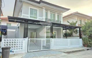 เจ้าของขายเอง บ้านแฝดสไตล์บ้านเดี่ยว 2 ชั้น หมู่บ้านพร้อมพัฒน์ 1 ตกแต่งใหม่พร้อมอยู่ ตั้งอยู่ถนน ปัญญาอินทรา เลียบคลองสอง : เจ้าของขายเอง (งดรับนายหน้า)