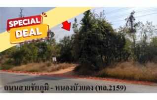 ทรัพย์สถาบันโดย บริษัท บริหารสินทรัพย์สุขุมวิท จำกัด ที่ดิน ถนนสายชัยภูมิ-หนองบัวแดง (ทล.2159)
