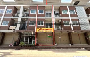ทรัพย์ธนาคารโดย KASIKORNBANK ตึกแถว-อาคารพาณิชย์ ซอยภายในหมู่บ้านศรีทอง พาเลช ถนนสายสุราษฎร์ธานี - บ้านนาสาร (ทล.4009)