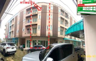 ทรัพย์ธนาคารโดย KASIKORNBANK ตึกแถว-อาคารพาณิชย์ ซอยภายในโครงการ ถนนเลียบคลองบางวัด