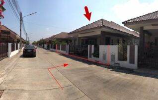 ทรัพย์ธนาคารโดย SCB บ้านเดี่ยว  ถนนถนนเลียบคลองน้ำชลประทาน