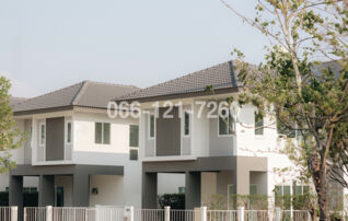 บ้านแฝดซีรีส์ใหม่ สไตล์มินิมอล บ้านฟ้าแกรนด์ทาวน์นี่ เวสต์เกต