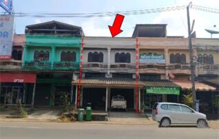 ทรัพย์ธนาคารโดย บริษัท บริหารสินทรัพย์สุขุมวิท จำกัด ตึกแถว-อาคารพาณิชย์ ถนนสายสวี-บ่อคา (ทล.4003)
