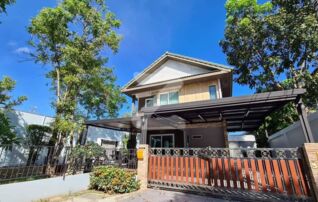 ขายบ้าน Villaggio Rama 2 วิลลาจจิโอ พระราม 2 ริมน้ำ สวนอังกฤษ น้ำตก โซลาเซลล์แบต : เจ้าของขายเอง