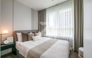ให้เช่า คอนโด I-BIZA Residence (พระราม 9 - เพชรบุรี) ห้องปรับปรุงใหม่ สไตล์ทันสมัย ห้องริม ครัวปิด ทิศเหนือ ห้องไม่ร้อนตลอดวัน : เจ้าของให้เช่าเอง (งดรับนายหน้า)