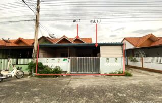 ทรัพย์ธนาคารโดย KASIKORNBANK ทาวน์เฮาส์ ซอยภายในโครงการ ถนนประชาอุทิศ