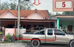 ทรัพย์สถาบันโดย ธอส. ทาวน์เฮาส์ ถนนกาญจนวนิช