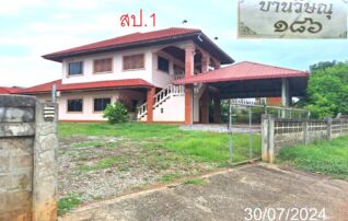 ทรัพย์ธนาคารโดย KASIKORNBANK บ้านเดี่ยว ซอยชุมชนกล้วยกลาง ซอย 1 ถนนสายลำปาง - แม่ทะ (ทล.1037)